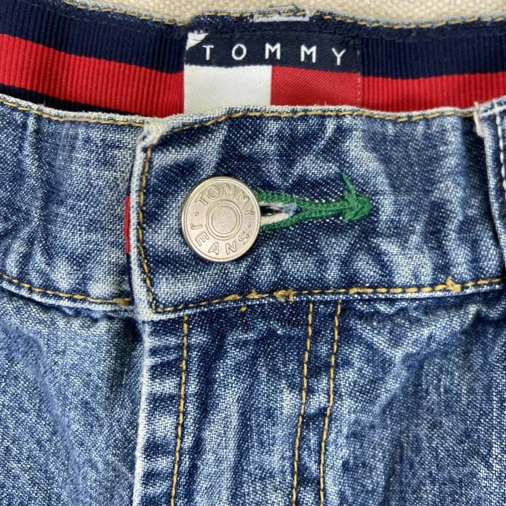 Tommy Hilfiger Shorts Mens 34 Carpenter Jorts Jean Hip Hop Vintage 90s Y2k